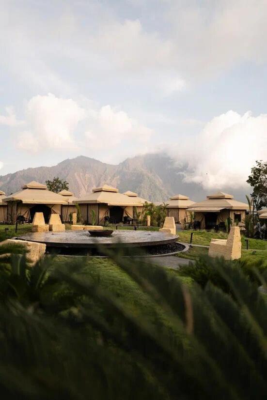 Отель Toteme Glamping And Hot Spring Kintamani Экстерьер фото